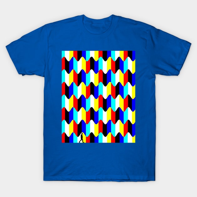 Rainbow stripes T-Shirt by Psychedelistan